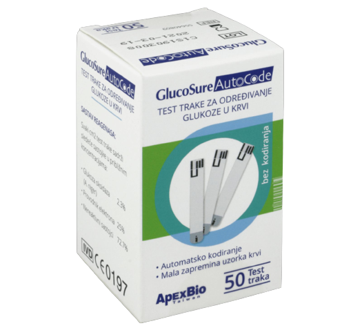 Test trake za GlucoSure AutoCode 50