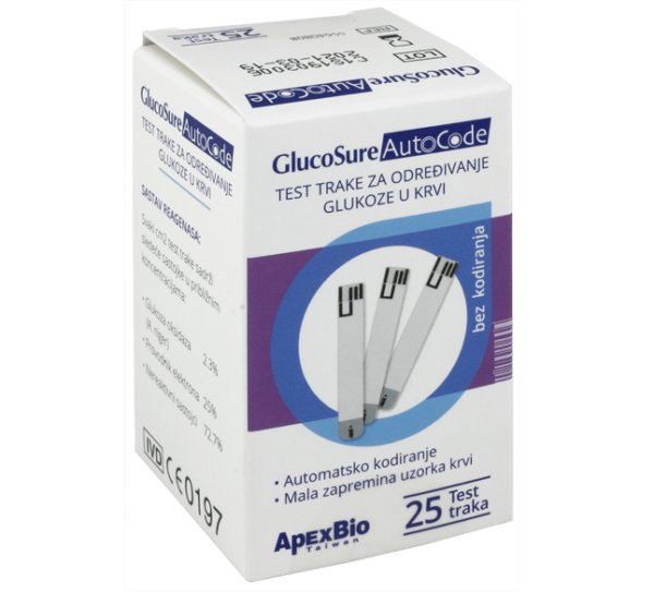 Test trake za GlucoSure AutoCode 25